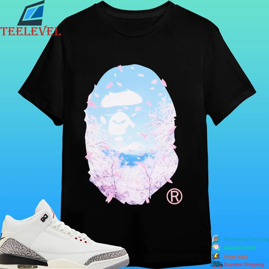 Sakura Photo Ape Head Mini Shirt