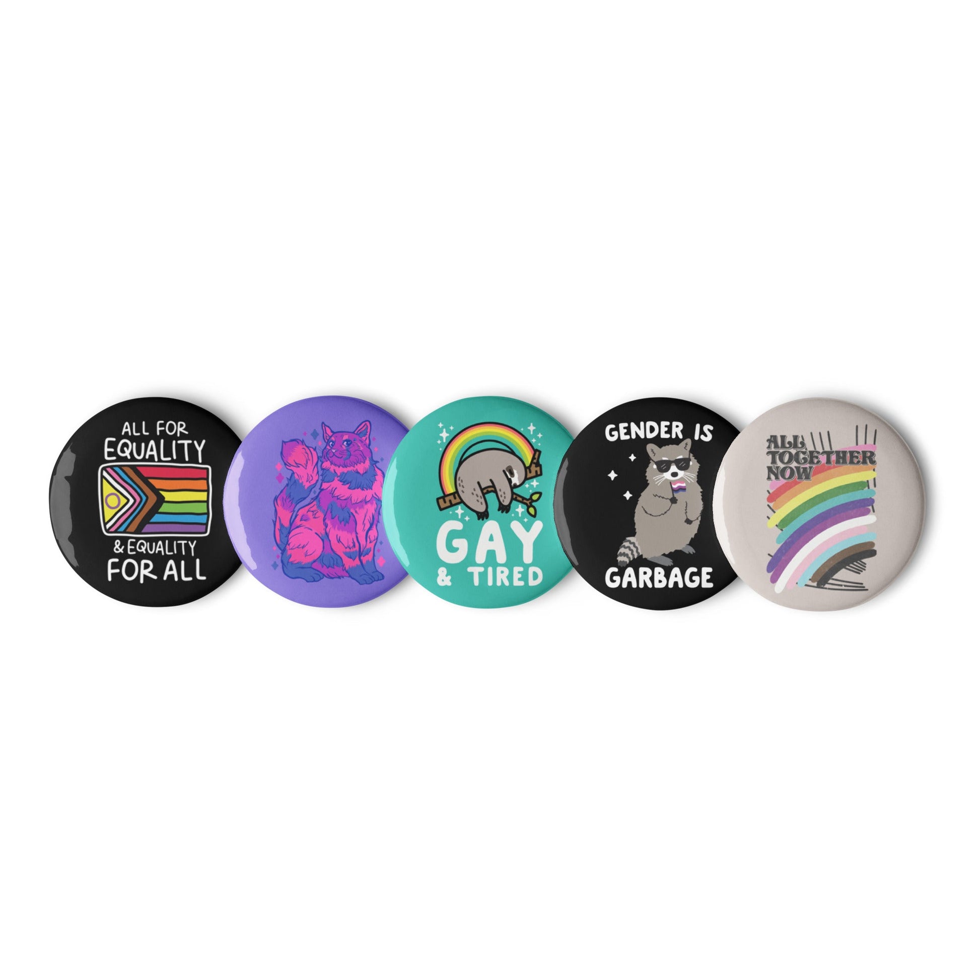 LGBTQ+ Friendly Set of Pins