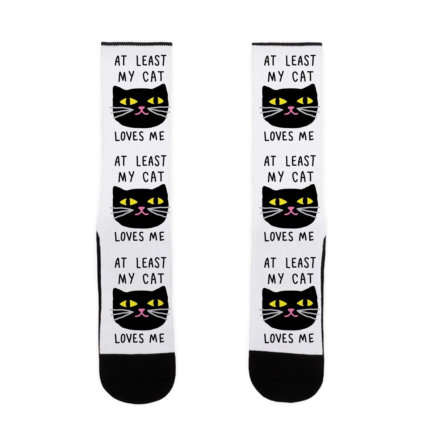 At Least My Cat Loves Me Socks