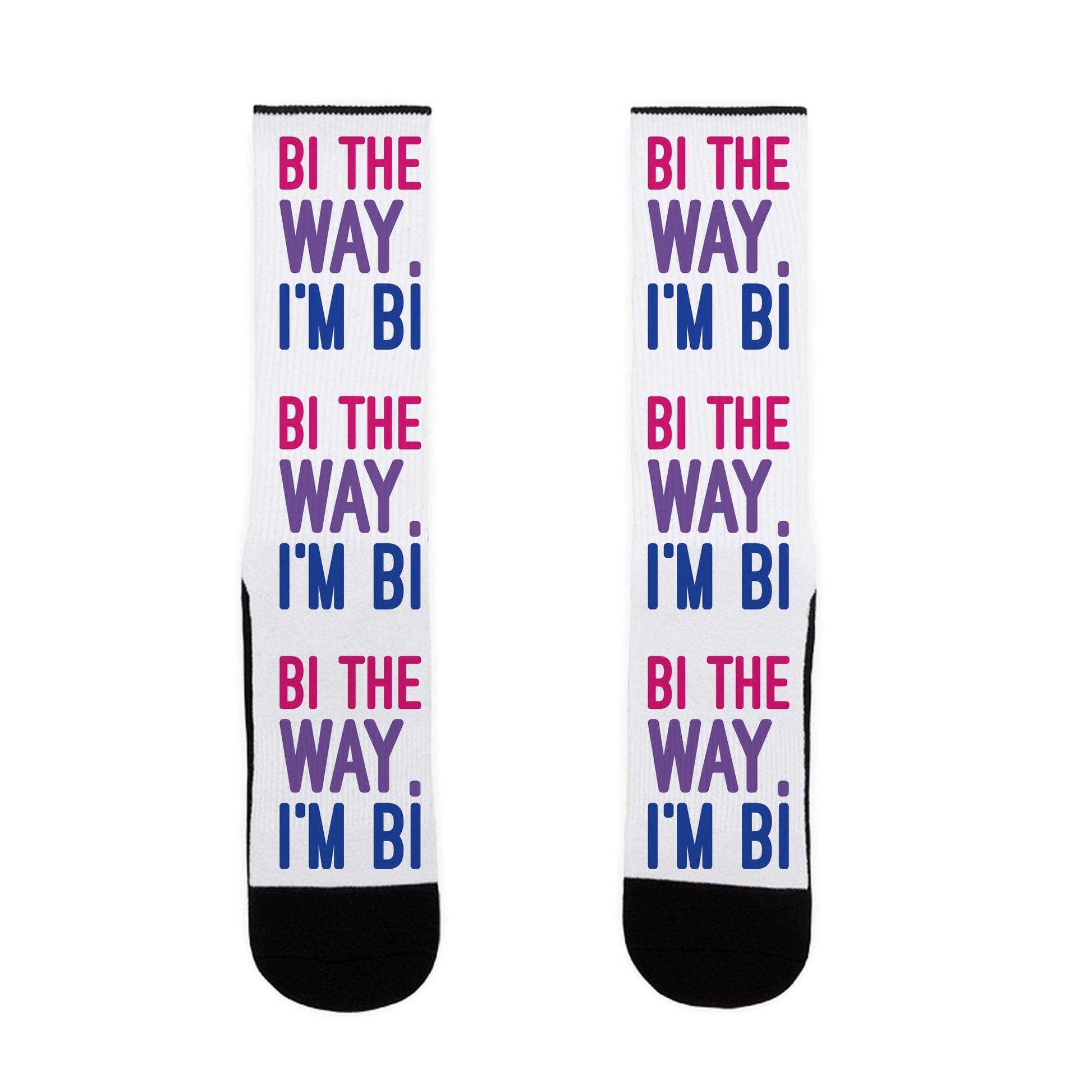 Bi The Way I'm Bi Socks