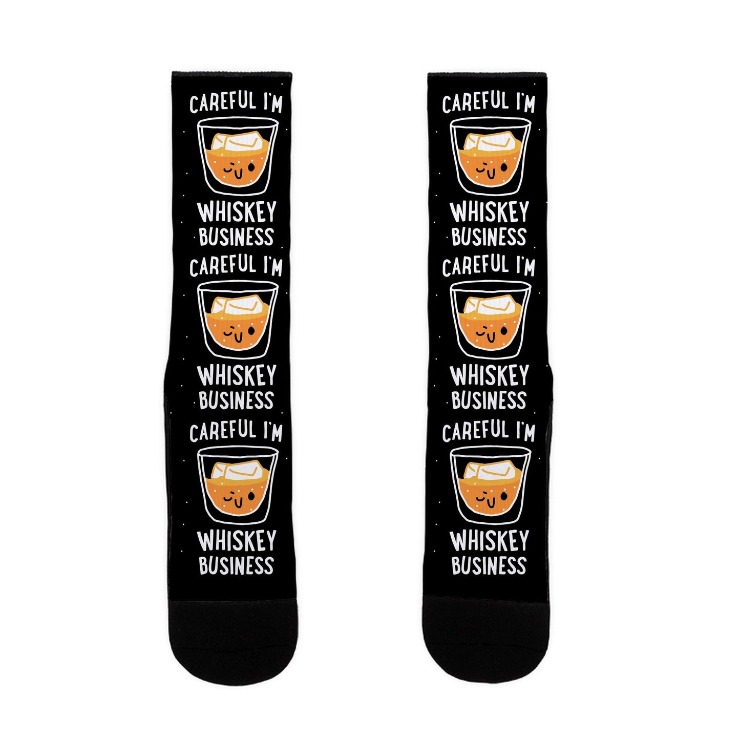 Careful I'm Whiskey Business Socks