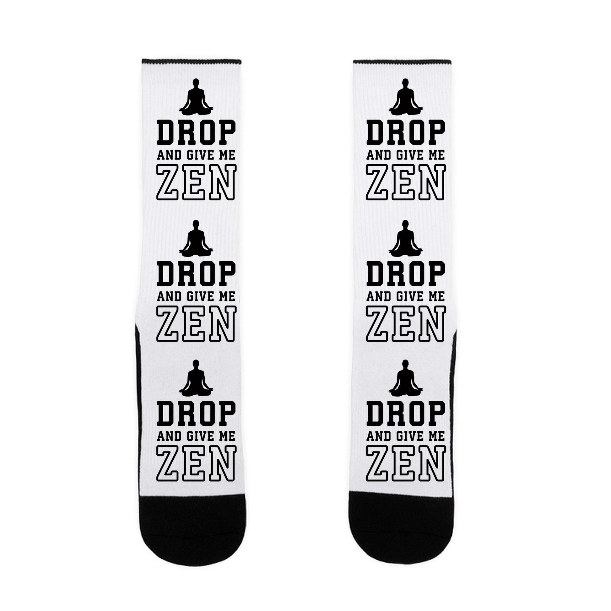 Drop And Give Me Zen Socks