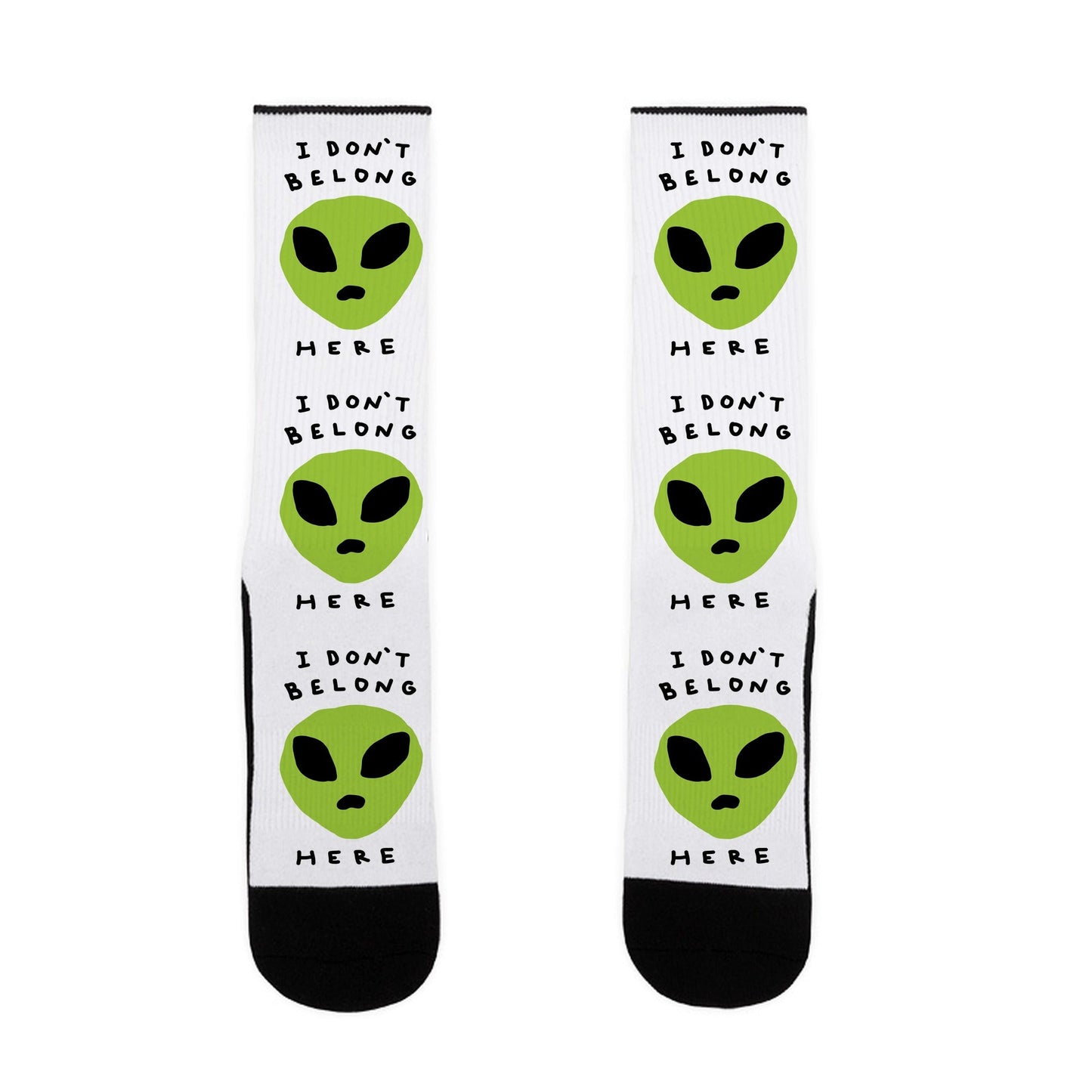 I Don't Belong Here Socks