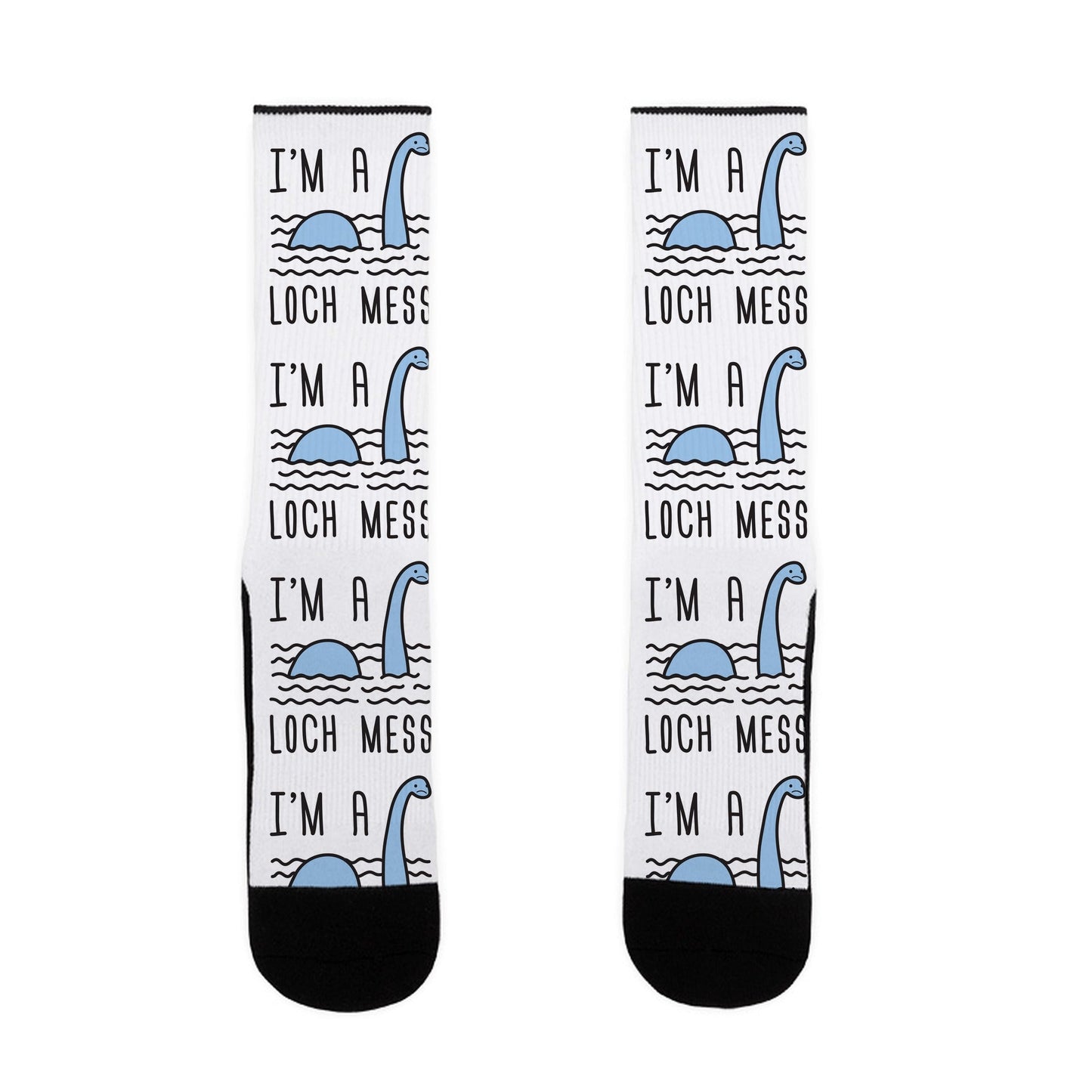 I'm A Loch-Mess Nessie Socks