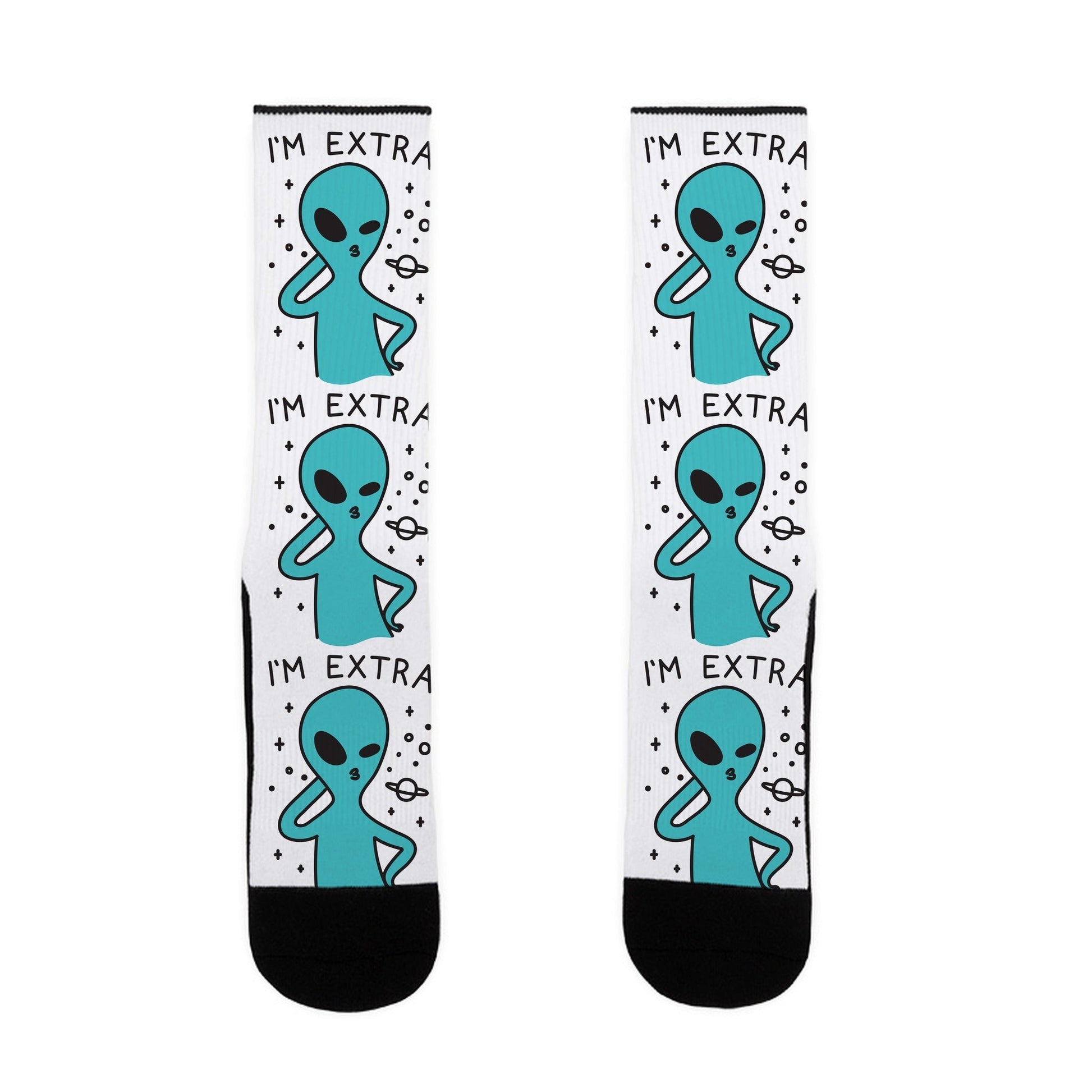 I'm Extra Alien Socks