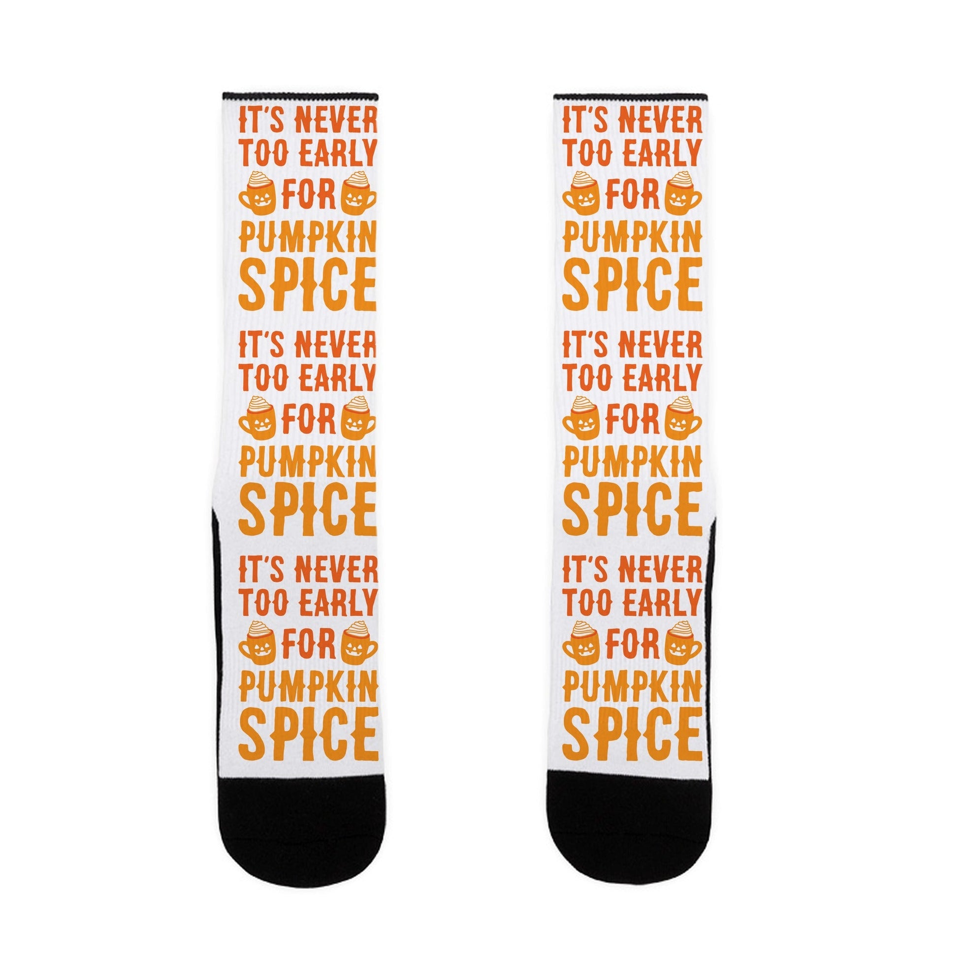 It's Never Too Early For Pumpkin Spice Socks