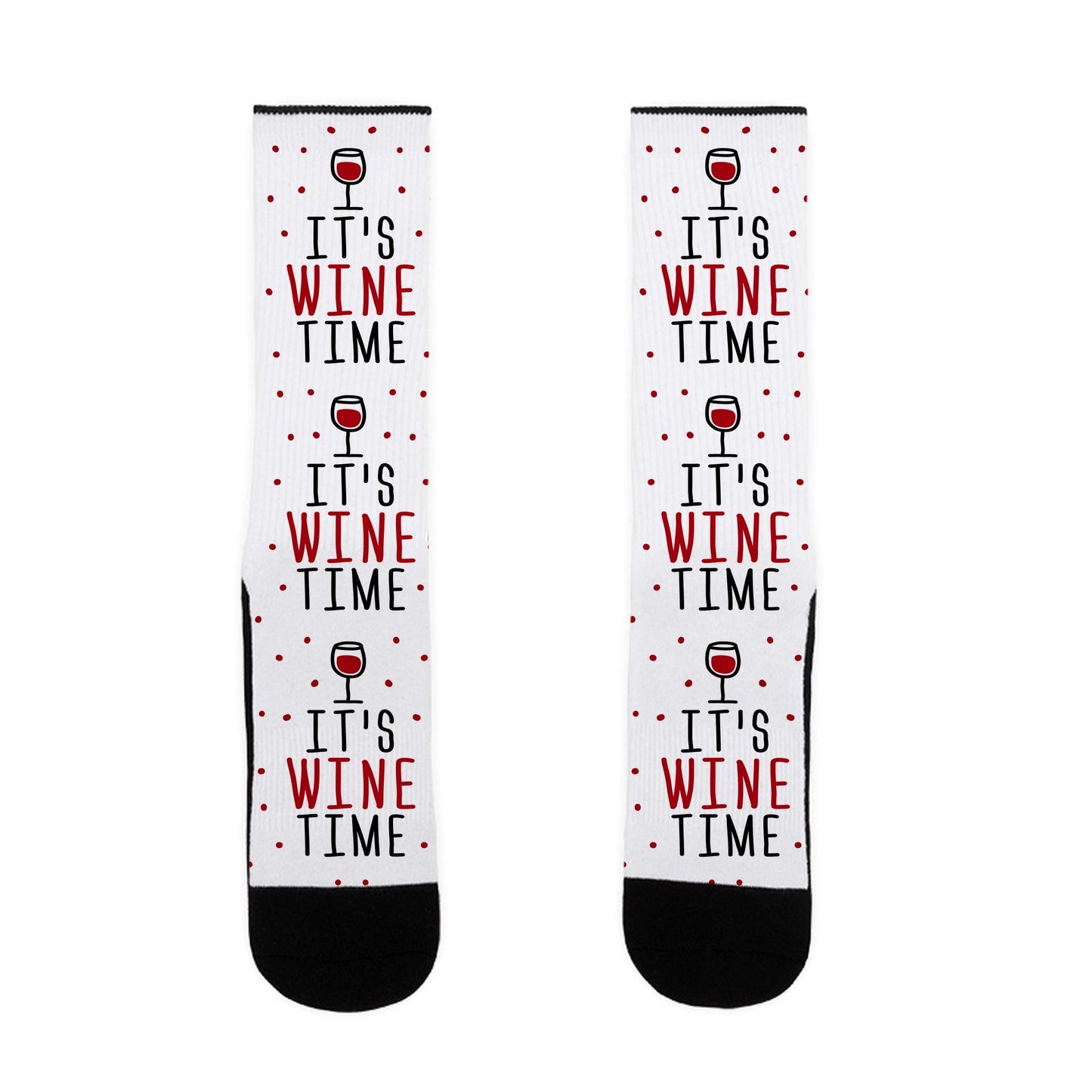 It's Wine Time Socks