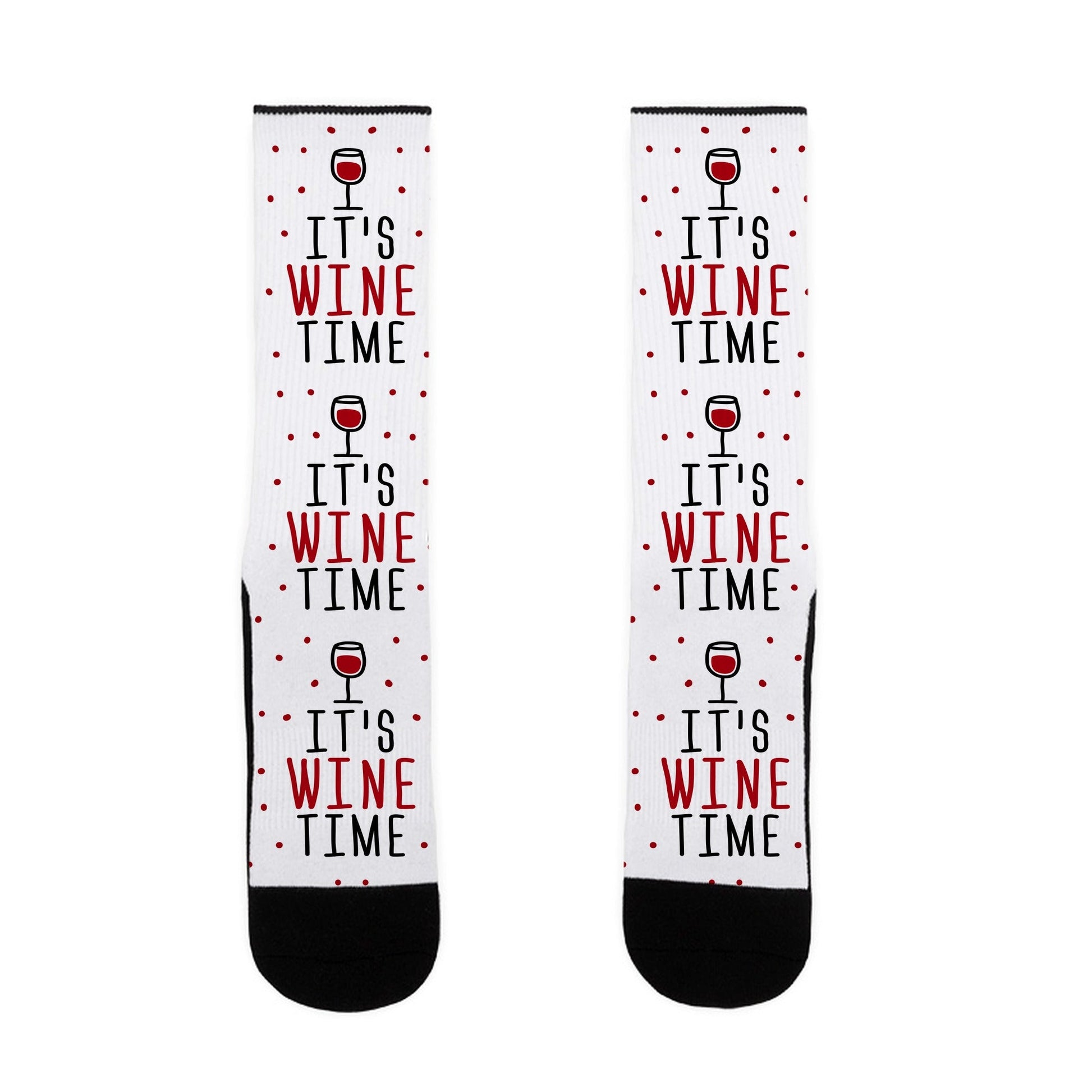 It's Wine Time Socks