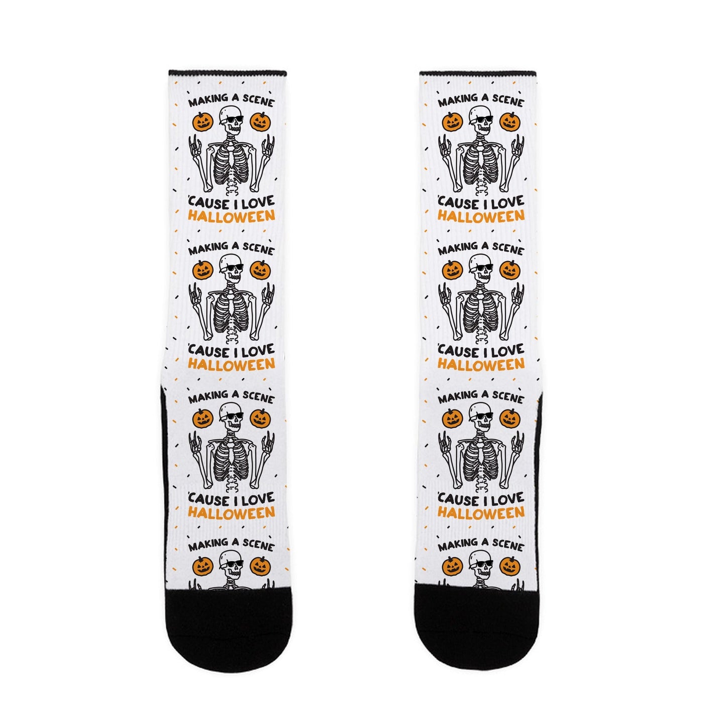 Making A Scene â€˜Cause I Love Halloween Socks