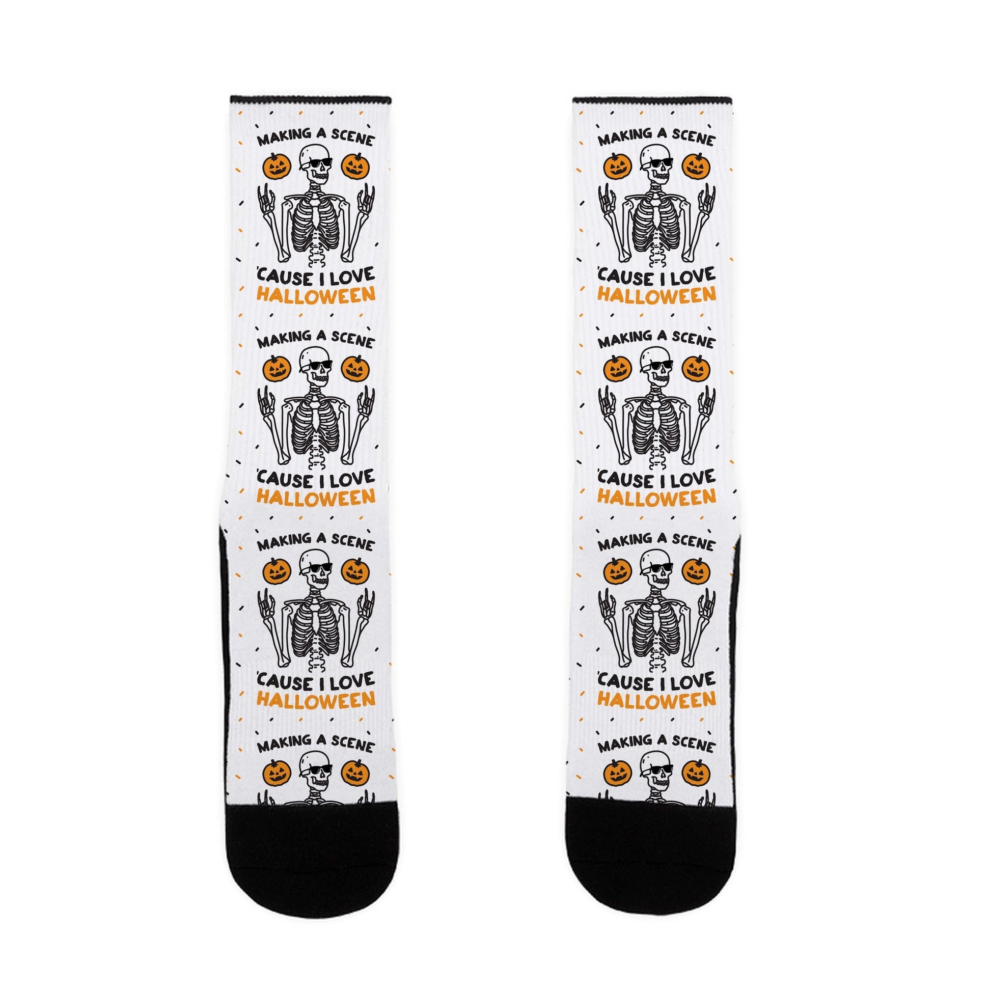 Making A Scene â€˜Cause I Love Halloween Socks