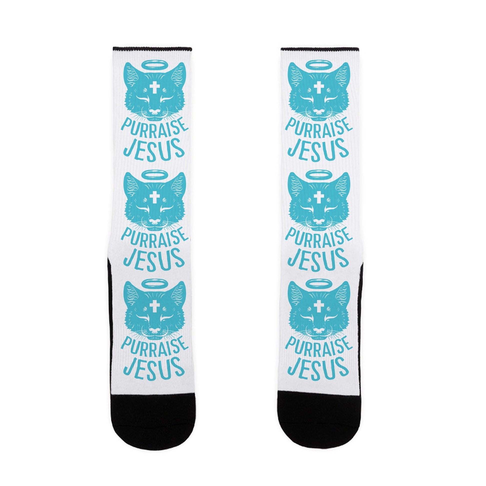 Purraise Jesus Socks