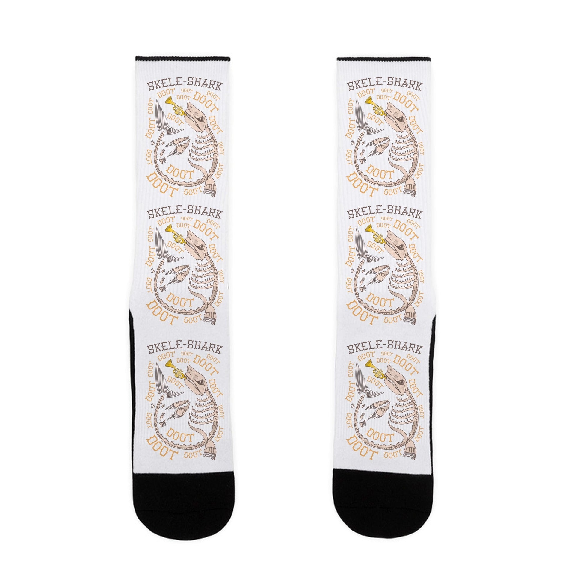 Skele-Shark Socks