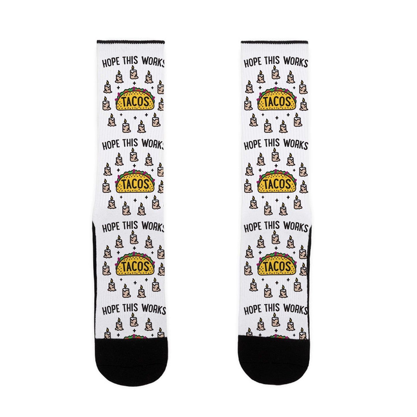 Tacos Summoning Circle Socks