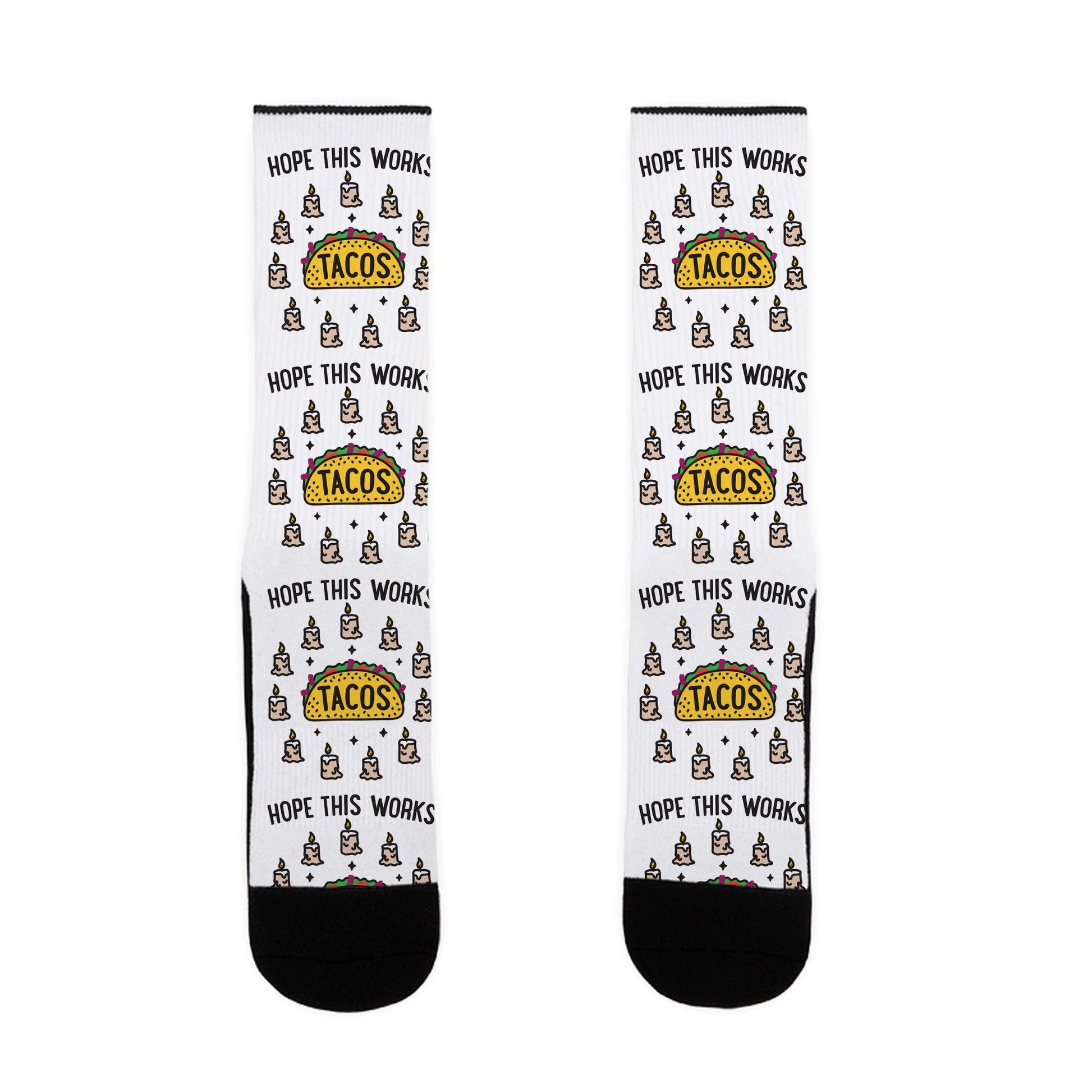 Tacos Summoning Circle Socks