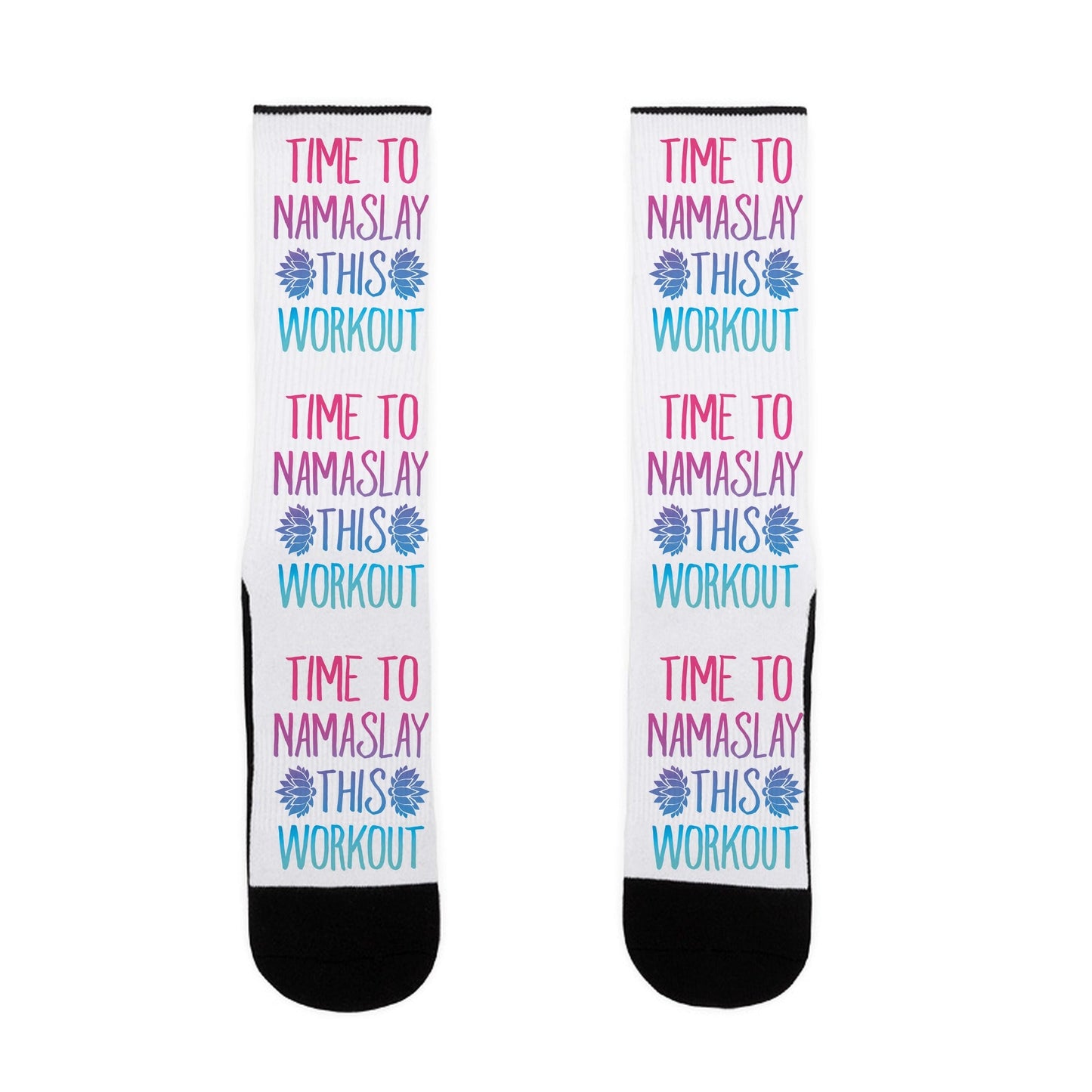 Time To Namaslay This Workout Socks