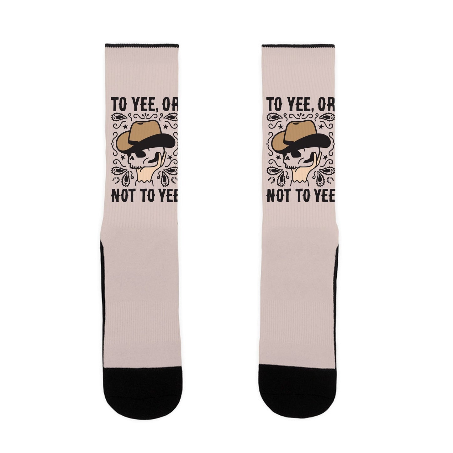 To Yee, Or Not To Yee - Hamlet Parody Socks