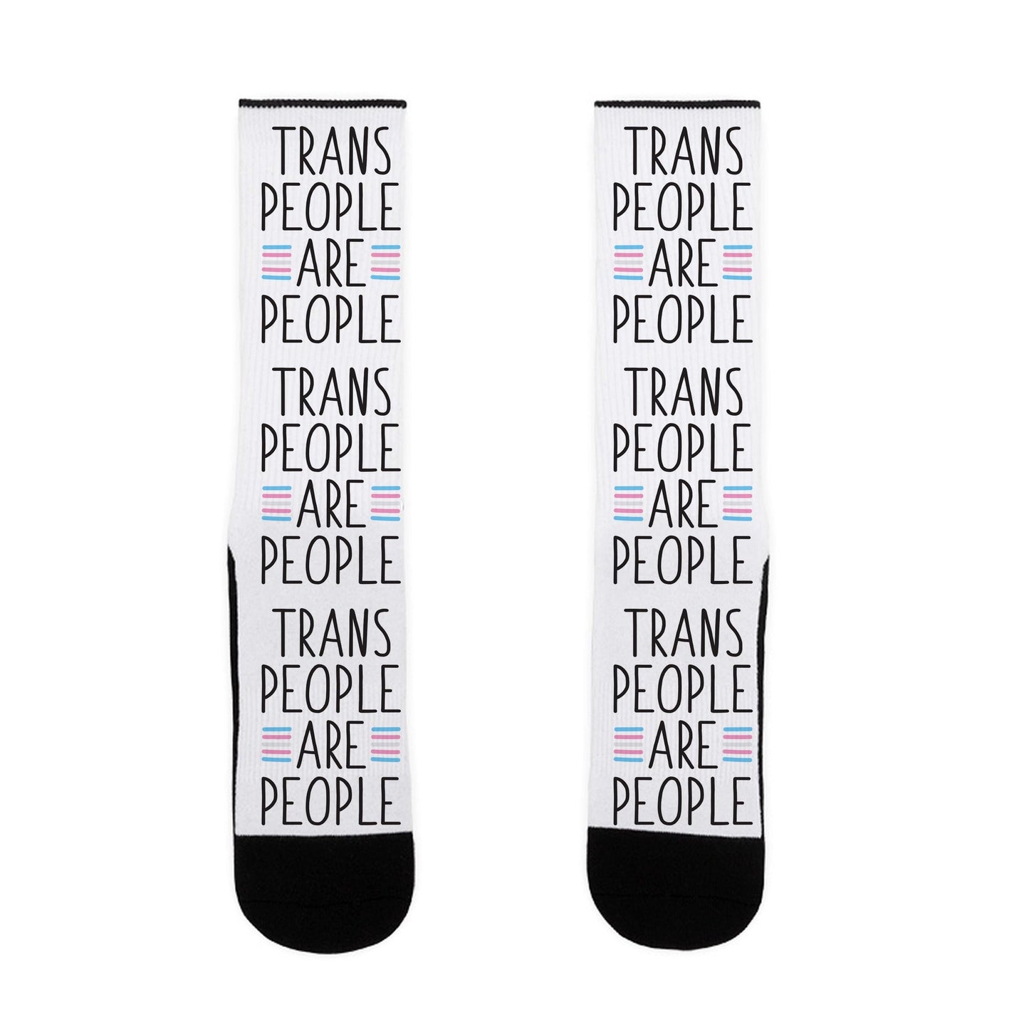 Trans People Are People Socks