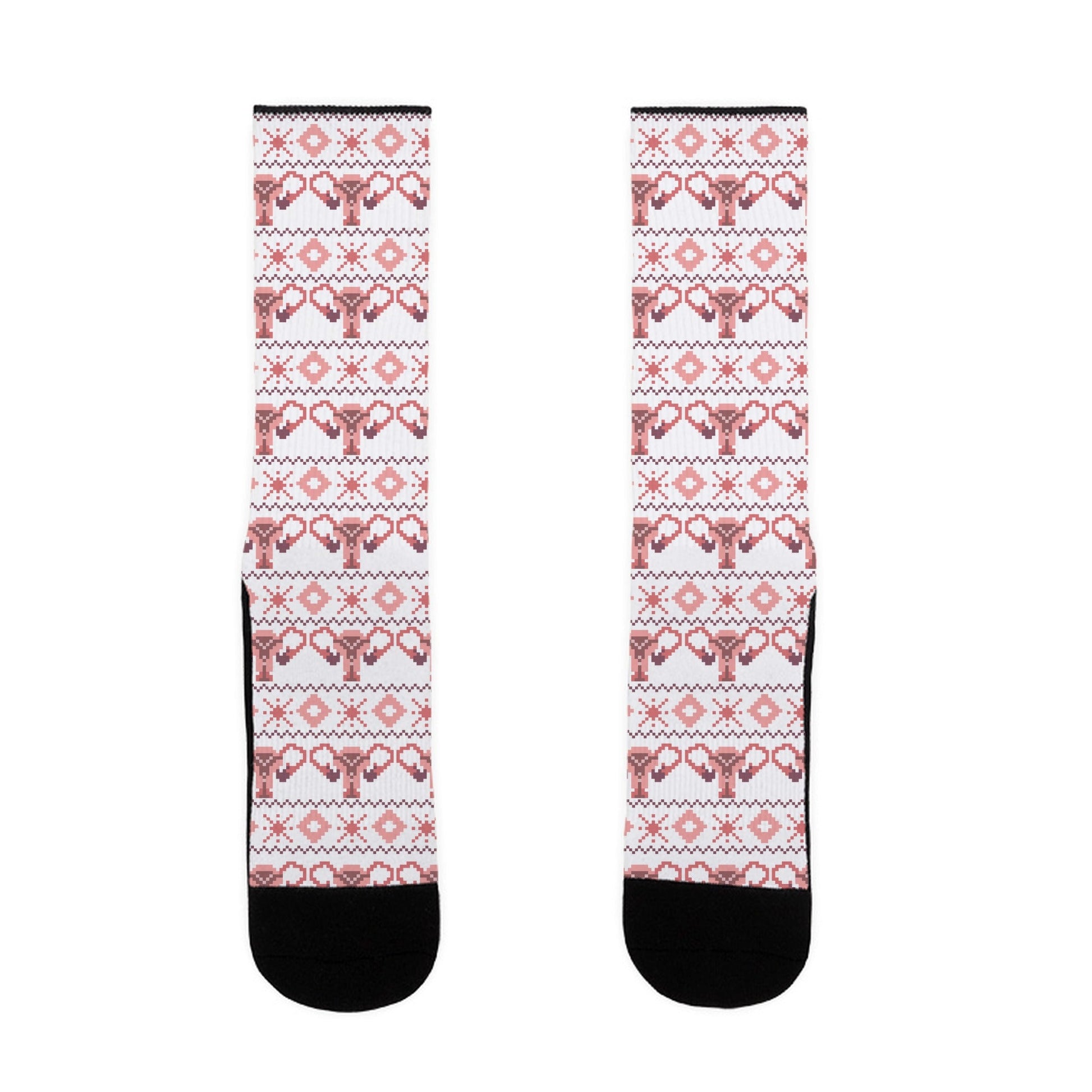 Uterus Sweater Pattern Socks