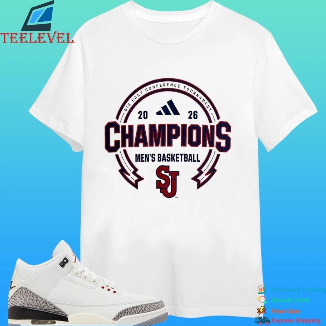St. John’s Red Storm Basketball Big East Champions Conference Tournament Champions 2026 Shirt