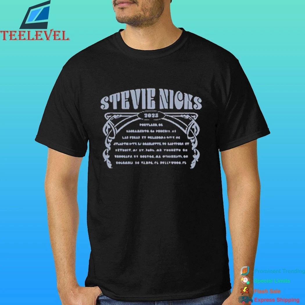 Stevie Nicks Tour 2025 Dove Dateback Shirt