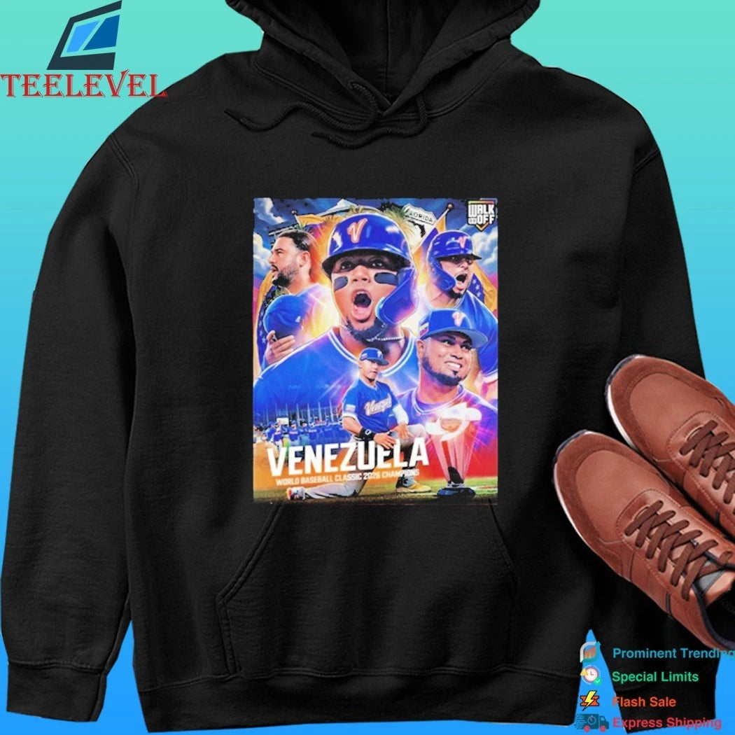 Team Venezuela Defeat Team Usa To Become World Baseball Classic 2026 Champions First Time Ever Shirt