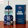 Texas Rangers Bear Glass Cup