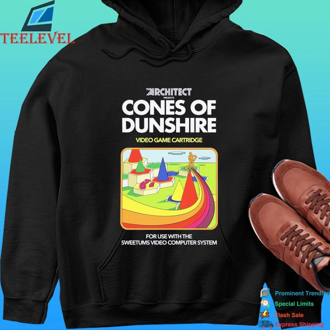 The Architect Presents Cones Of Dunshire Video Game Cartridge For Use With The Sweetums Video Computer System Shirt