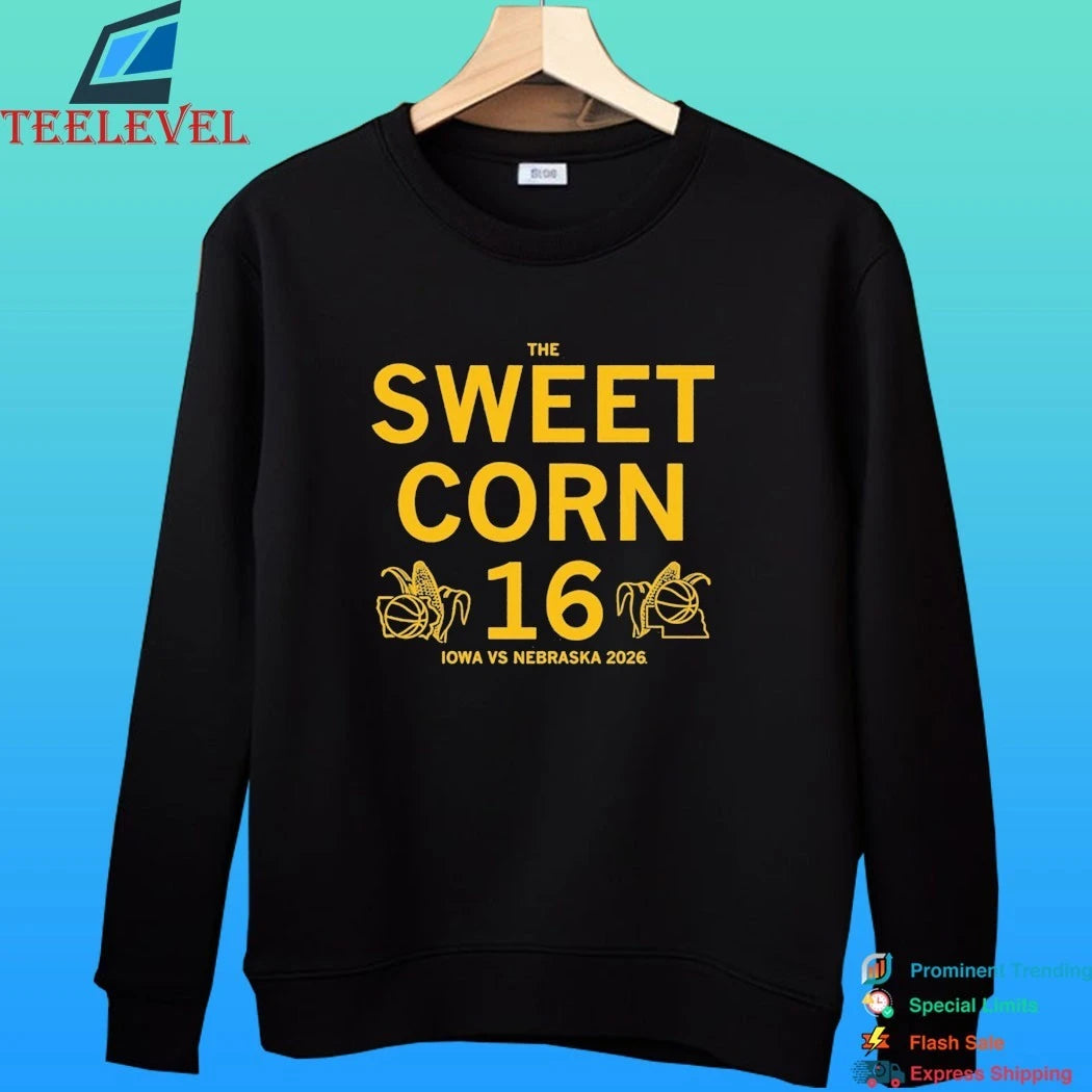 The Sweet Corn 16 Charcoal Iowa Vs Nebraska 2026 Shirt