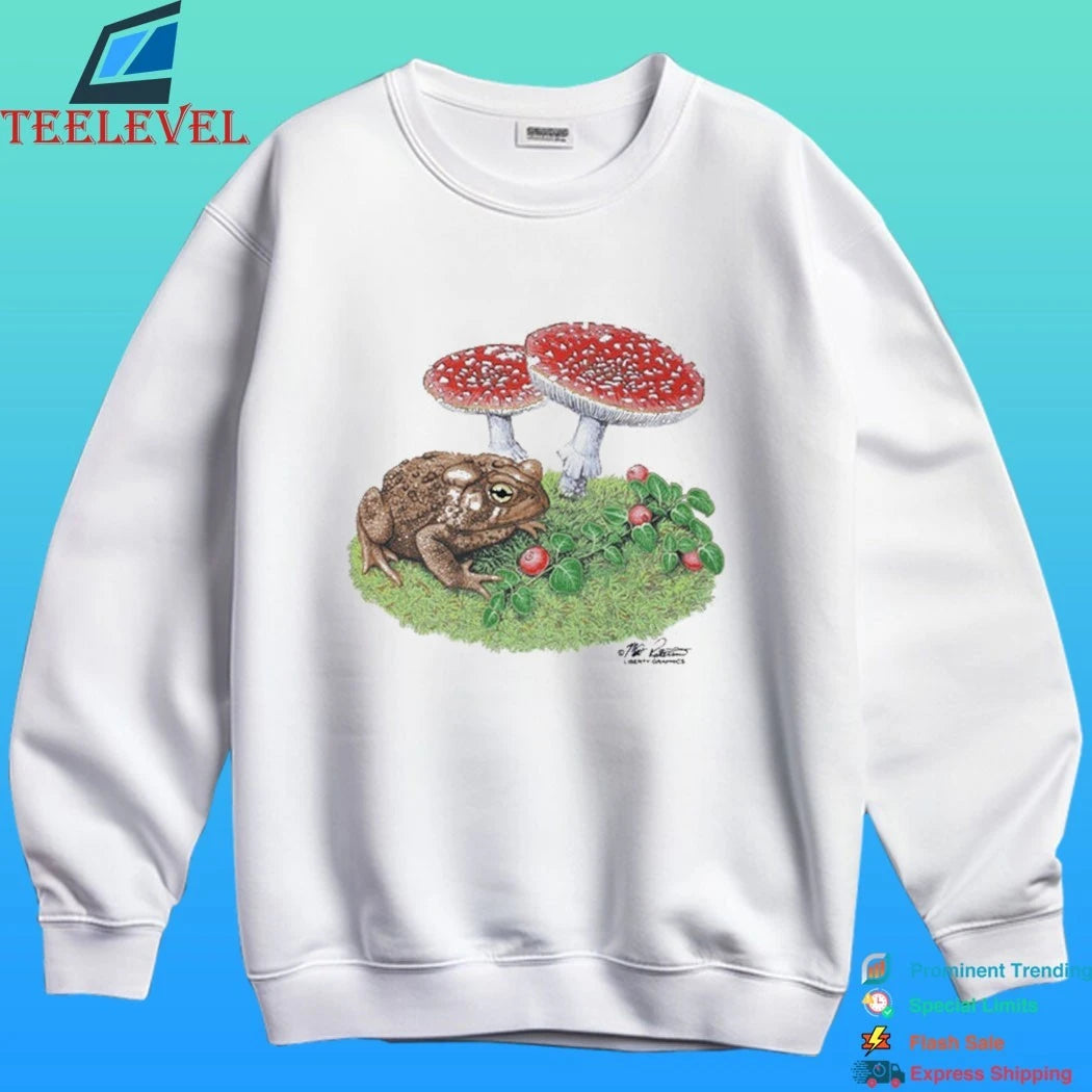 Toad &amp; Mushrooms Adult Natural Shirt