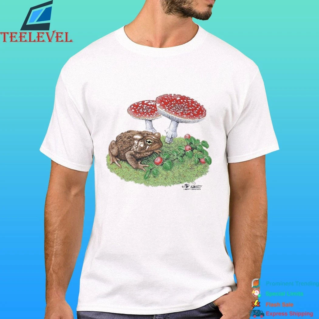 Toad &amp; Mushrooms Adult Natural Shirt
