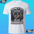 Trump Draws Attention At Ufc 327 In Miami Welcomes Rogan And Rubio Shirt