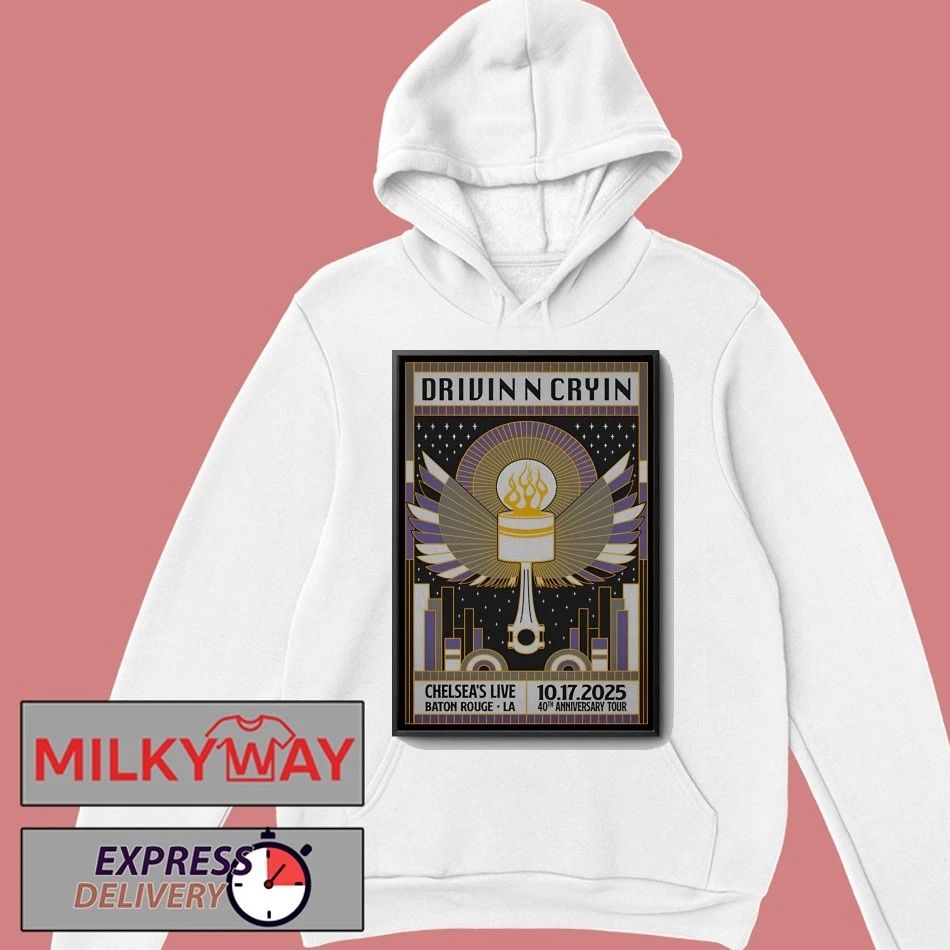 Drivin N Cryin 10.17.2025 Baton Rouge LA Poster shirt