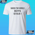 Michigan Wolverines Shock The World Boys Go Blue Shirt