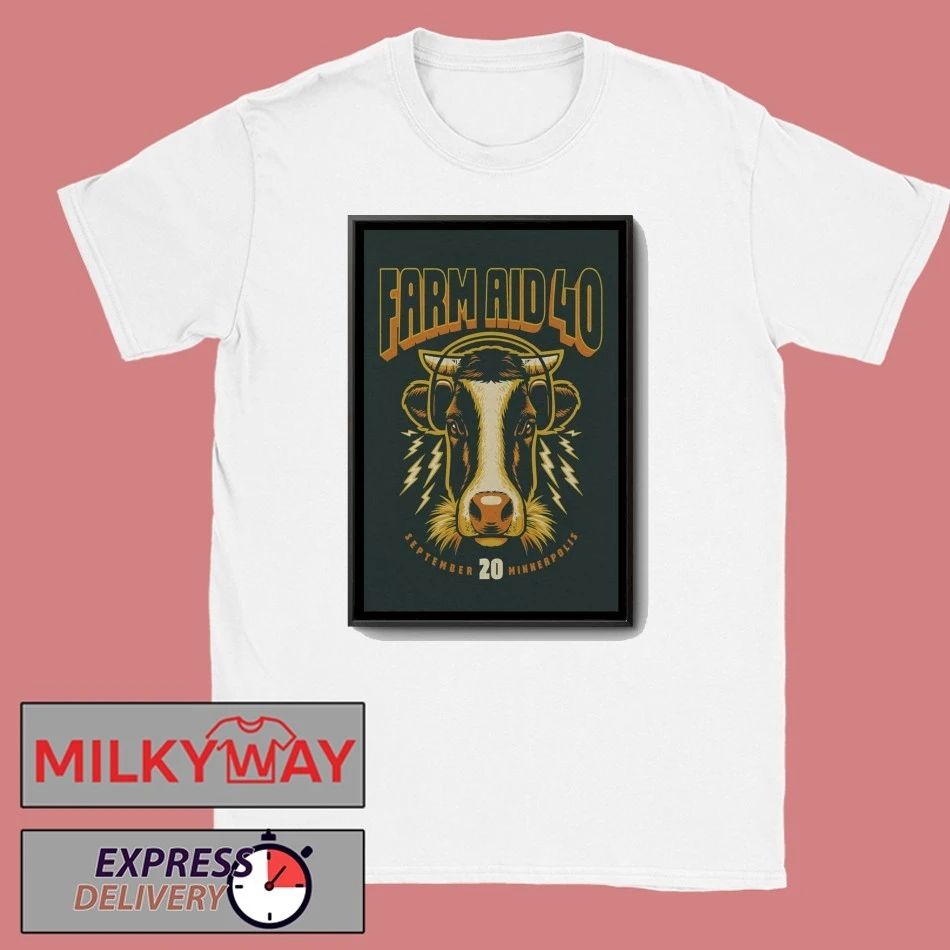 Farm Aid 40 Minnesota Event Poster shirt