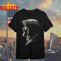 Jesus Crown of Thorns Sketch Vintage Shirt