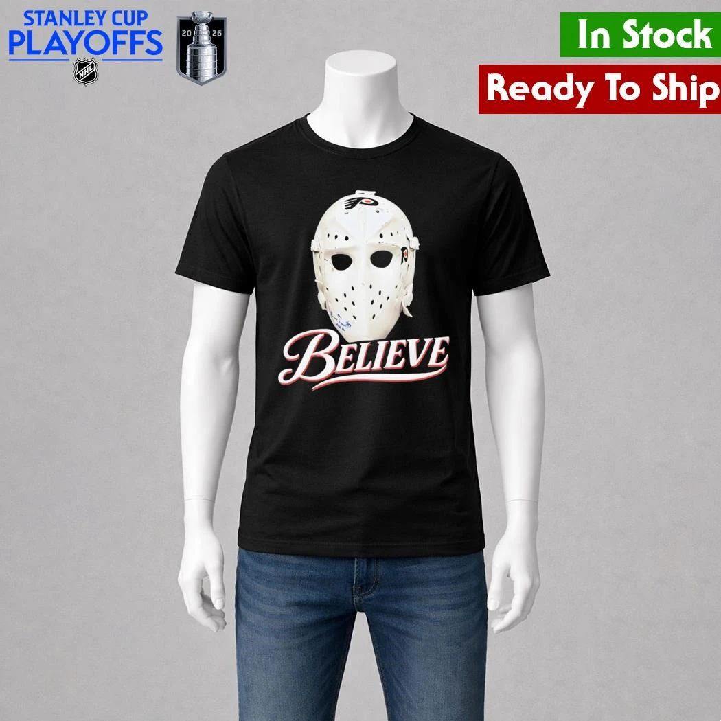 Parent Believe Mask Philadelphia Flyers Shirt