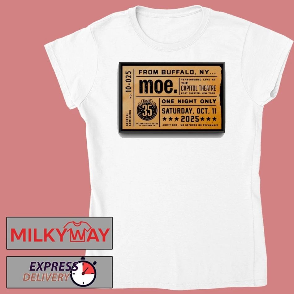 Moe Tour Port Chester New York Oct 11 2025 Poster shirt