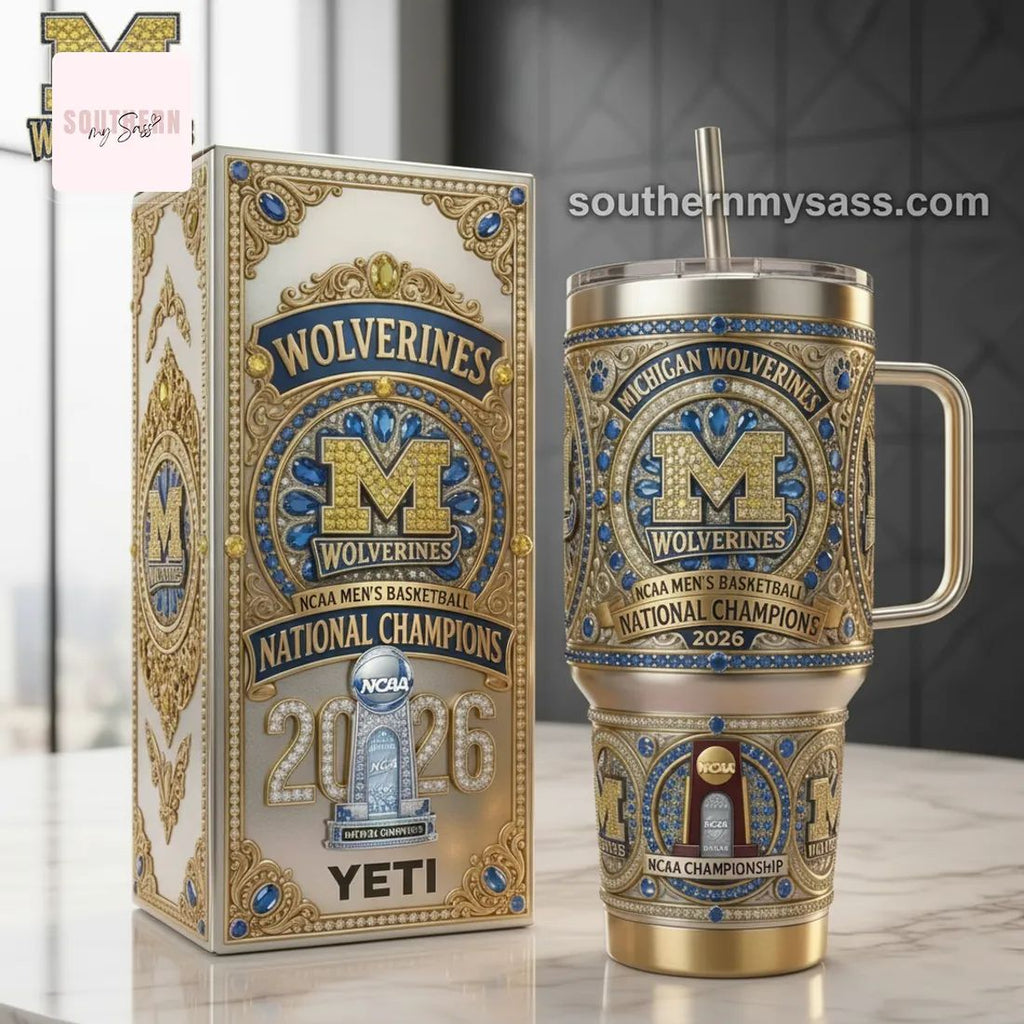 Michigan Wolverines 2026 NCAA Men’s Basketball National Champions Handled Tumbler