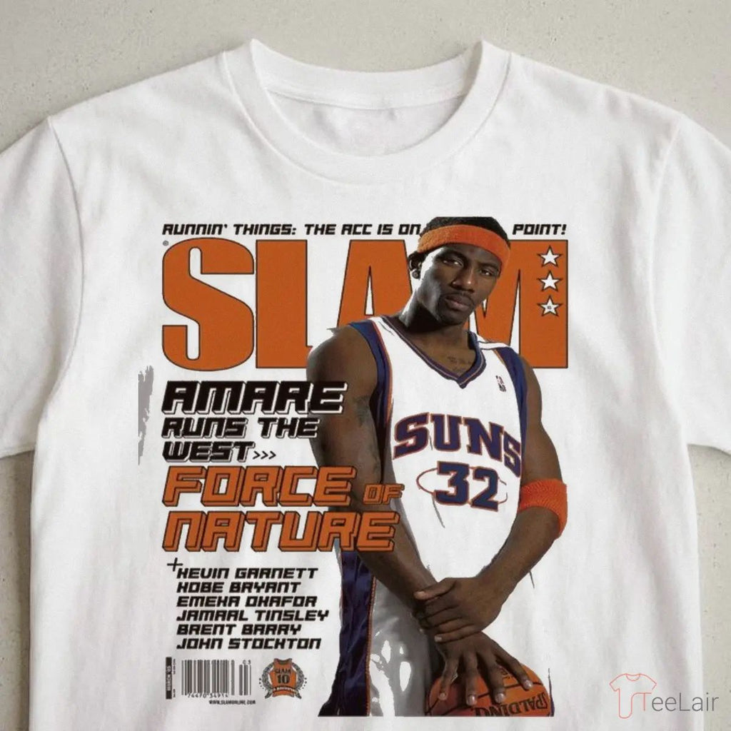 Slam Magazine Amare Runs The West Force Of Nature 2026 Shirt