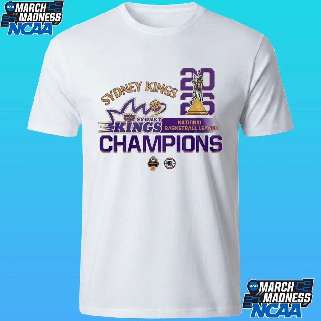 Sydney Kings 2026 NBL Sydney Kings National Basketball League Champions Shirt