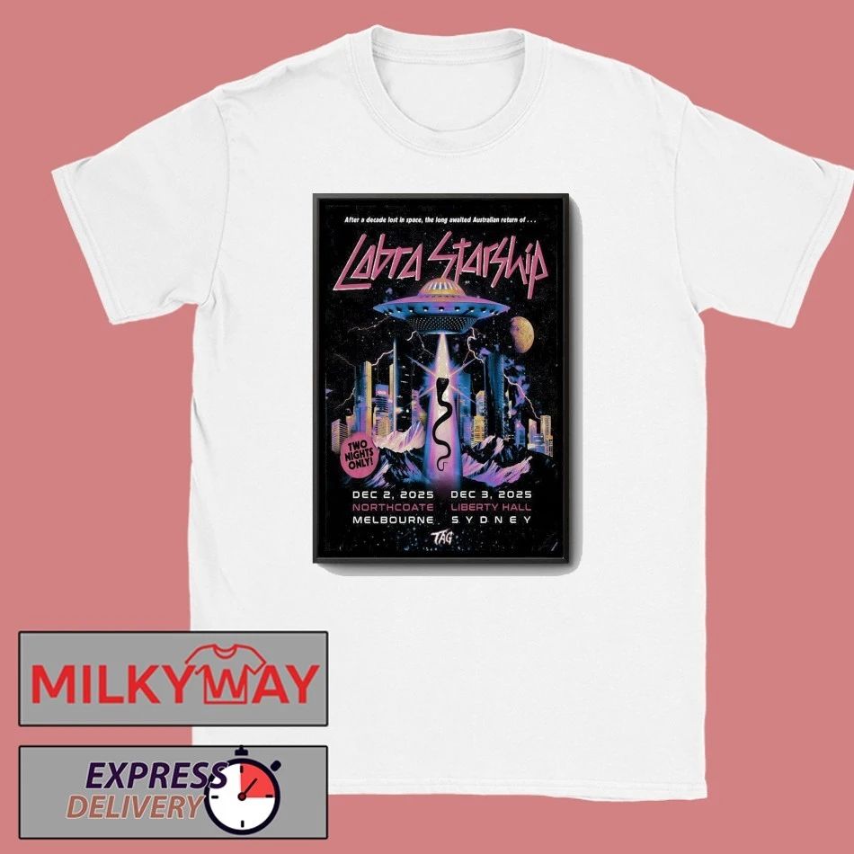 Cobra Starship Northcote Melbourne Dec 2 2025 Poster shirt