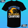 Michigan Wolverines National Champions Flames Shirt