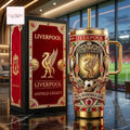 Liverpool FC 40oz Gold Jewel Luxury Insulated Tumbler With Handle
