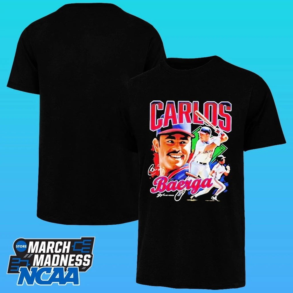 Carlos Baerga Cleveland Indians Baseball Player Collage Vintage Shirt