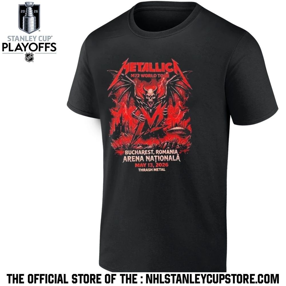 Metallica M72 World Tour Bucharest Romania On May 13 2026 At Arena Nationala Bucuresti Romania Shirt