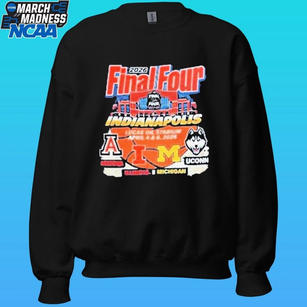 Arizona Illinois Michigan Uconn Final Four NCAA Shirt