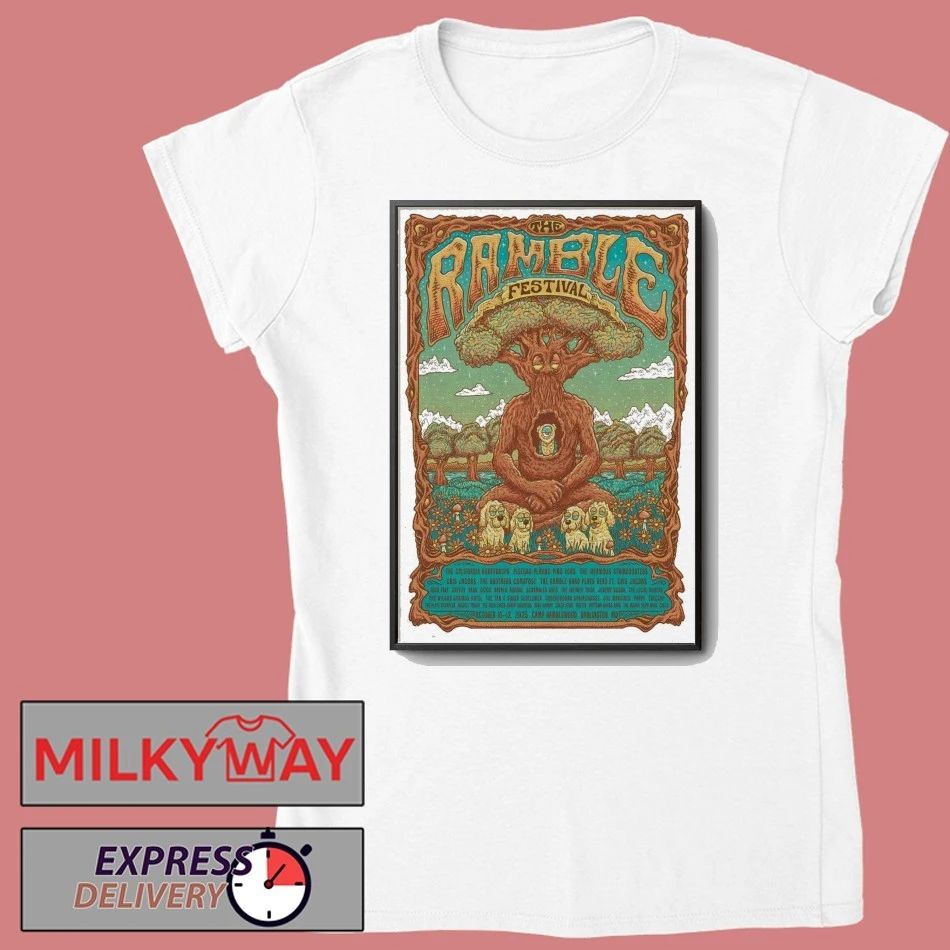 The Ramble Festival Oct 10-12 2025 Camp Ramblewood in Darlington, MD Poster shirt