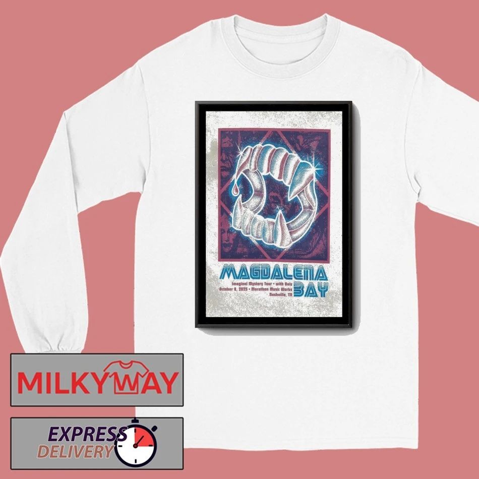 Magdalena Bay Oct 8, 2025 Marathon Music Works, Nashville, TN Poster shirt