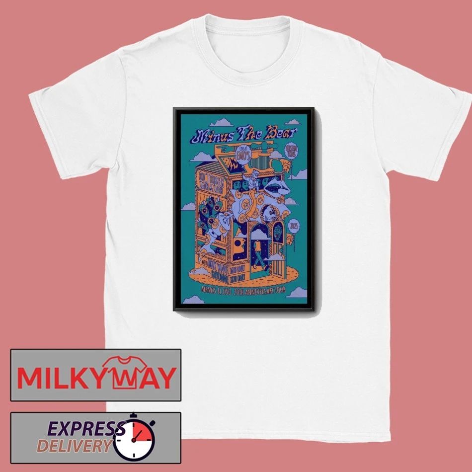 Minus the Bear Menos El Oso 20th Anniversary Tour at Emo’s Austin Poster shirt