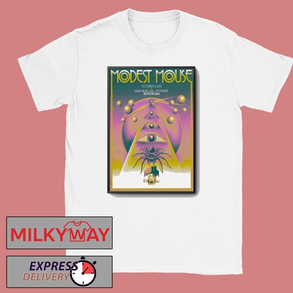 Modest Mouse 10.15.2025 MGM Music Hall at Fenway in Boston MA Poster shirt